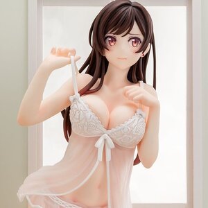 Rent-A-Girlfriend Chizuru Mizuhara: See-Through Lingerie: Angel White Ver. 1/6 Scale Figure