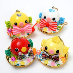 Zeitaku Sweets Amuse Character Keychain Kotori Tai Set