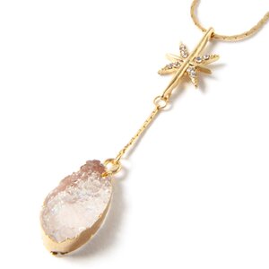 Osewaya Magical Teardrop Stone Necklace Clear