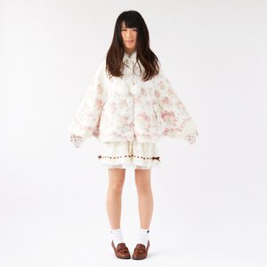LIZ LISA Floral Poncho Pink