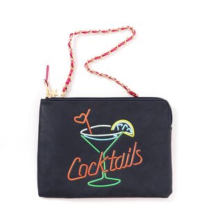 Misfits Neon Sign Clutch Cocktail