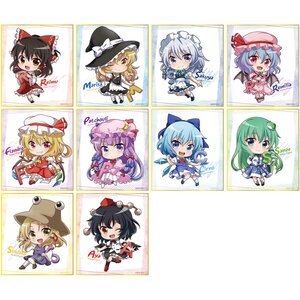 Touhou Project Stand Shikishi Board Collection Box Set