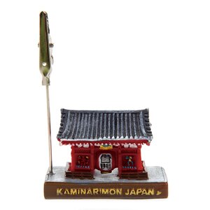 Souvenir Japan Poly Memo Clip Collection Kaminarimon