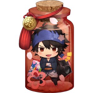 Touken Ranbu -Hanamaru- Charatoria Acrylic Keychain Mutsunokami Yoshiyuki