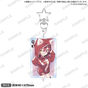 hololive Presents VTubers Raving About Faves! Happiness World Connecting Playing Cards Keychain Collection Houshou Marine A