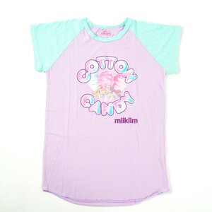 milklim Cotton Candy T-shirt (Long) Lavender/Mint Green
