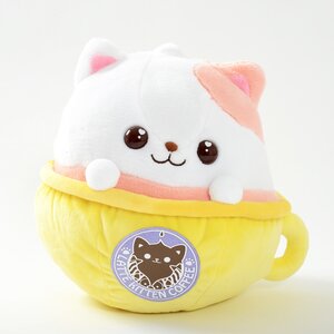 Latte Kitten Coffee Moteneko Big Plushies Mimi