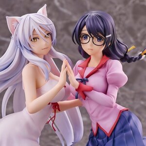Nekomonogatari Tsubasa Hanekawa & Black Hanekawa Non-Scale Figure Set (Re-run)