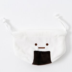 Sumikko Gurashi Plush Mini Drawstring Bags Onigiri