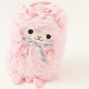 Alpacasso Fluffy Blanket Peach (Pink)