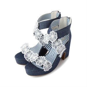 LIZ LISA Flower Sandals Blue L