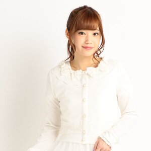 LIZ LISA Scalloped Cardigan White
