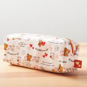 Rilakkuma Pencil Pouch (Full of Hearts)
