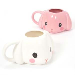 Pote Usa Loppy Diecut Mugs Set of Both + Mini Plushie