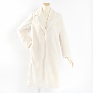 E Hyphen World Gallery BonBon Fuwa Fuwa Chester Coat Ivory