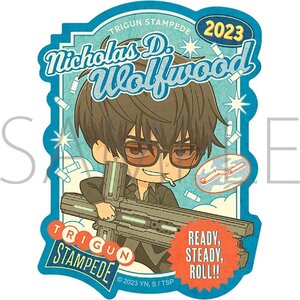 Trigun Stampede Chibi Character Sticker Wolfwood