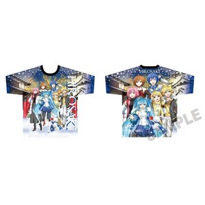 Snow Miku x Hirohako Full Graphic Tshirt Hirosaki Art by Kurojishi [Pre-order]
