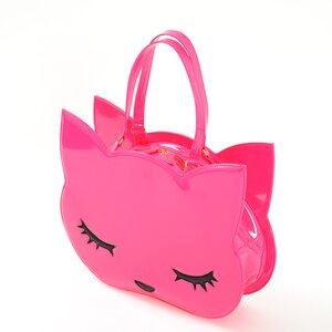 Osumashi Pooh-chan Enamel Tote Pink