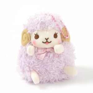 Wooly Lovely Face Plush Collection (Ball Chain) Lamblin (Smiling)