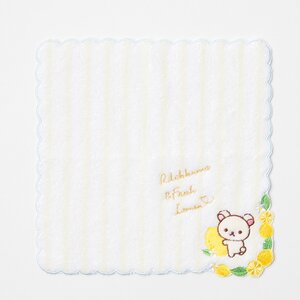 A Basketful of Lemons Rilakkuma Mini Towels Korilakkuma