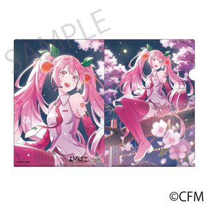Sakura Miku x Hirohako 2024 Clear File Folder Hakodate Art by Mele