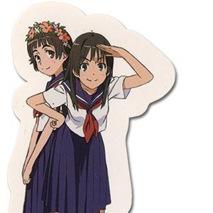 A Certain Scientific Railgun Character Stickers Uiharu & Saten