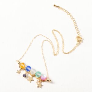 Magical Orbs & Stars Necklace Multicolored