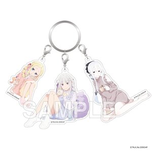 Re:Zero -Starting Life in Another World- Key Ring Emilia's Birthday Life 2025 Ver. [Pre-order]