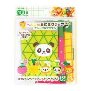 Bento Onigiri Wrappers Fruits & Animals Transforming Onigiri Wrappers