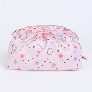 Honey Salon Flower Bouquet Idol Big Pouch Pink
