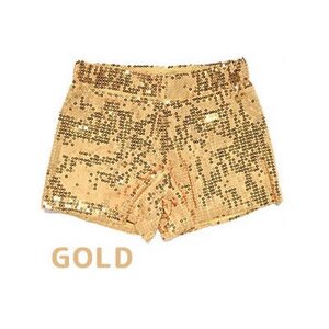 ACDC RAG Sequin Shorts Gold