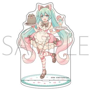 Hatsune Miku Pusheen Collaboration Acrylic Stand