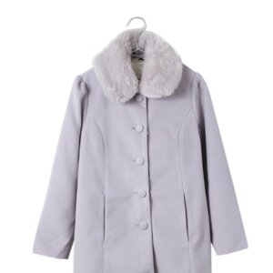 earth music&ecology Scallop Coat Lavender S