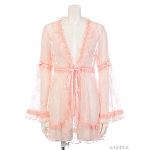Swankiss Feminine Lace Cardigan Pink