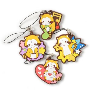 Rascal the Raccoon Cute Rubber Straps Complete Set