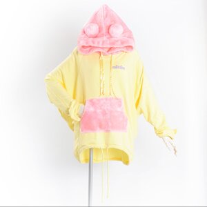 milklim Bear Transformation Hoodie Yellow