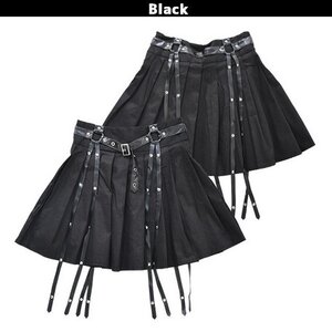 ACDC RAG 4R Pleated Skirt Black