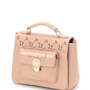 LIZ LISA Scallop-Edged Mini Bag Pink