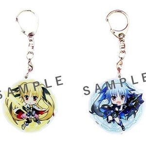 Magical Girl Lyrical Nanoha: Reflection Acrylic Keychain Charm Set Collection Fate x Levi