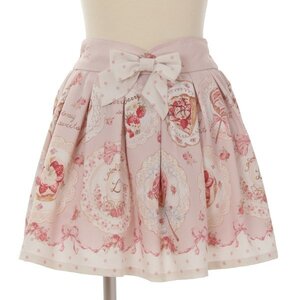 LIZ LISA Sweet Plates Sukapan Skirt Pink