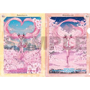 Sakura Miku x Hirosaki Sakura Festival 5th Memorial Clear File Folder 2019-2020 Ver.