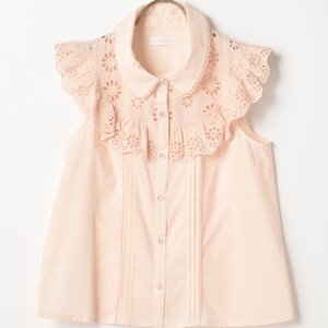 LIZ LISA Sunflower Lace Blouse Pink