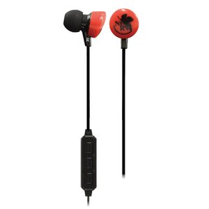 Rebuild of Evangelion Bluetooth Stereo Earphones Black x Red