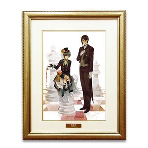Ciel & Sebastian Framed Chara Fine Graph | Black Butler: Book of Circus