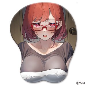 Kinshi no Ane Blushing Face Almost Actual Size Bust Mousepad