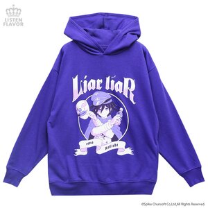 LISTEN FLAVOR Danganronpa V3: Killing Harmony Kokichi Oma Liar Hoodie Purple