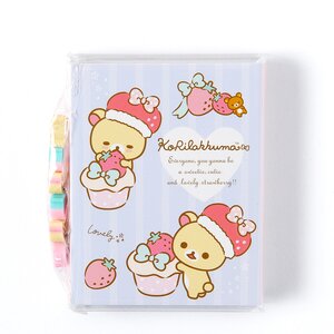 Minna Ichigo ni Naare Rilakkuma Flipbook Memo Pads Purple