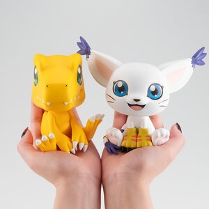 Look Up Series Digimon Adventure Agumon & Tailmon Set /w Bonus
