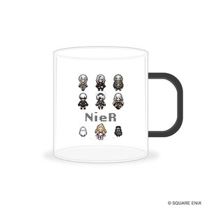 NieR Series Glass Mug Pixel Art Ver.