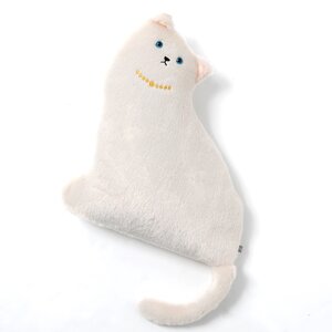 Neko no Myu Blanket in Cushion White